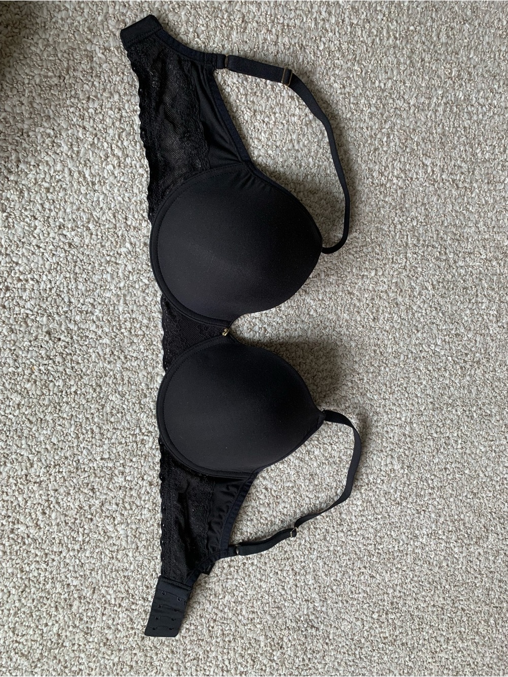 Natori Black Lace T-Shirt Bra
